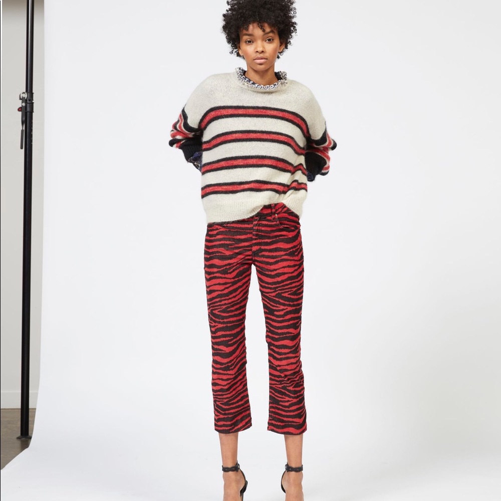Isabel Marant RUSSELL striped mohair jumper